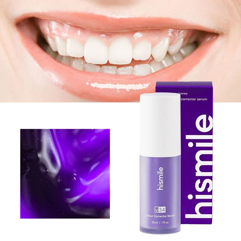 Teeth Whitening Mousse - هيم سايل V34 معجون أسنان بنفسجي
