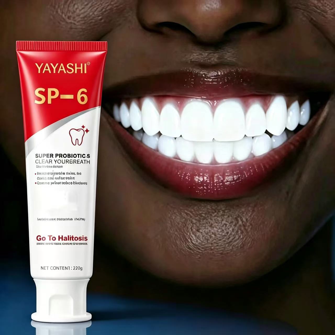 Teeth Whitening Toothpaste - معجون أسنان بروبيوتيك Sp-6 لتبييض الأسنان