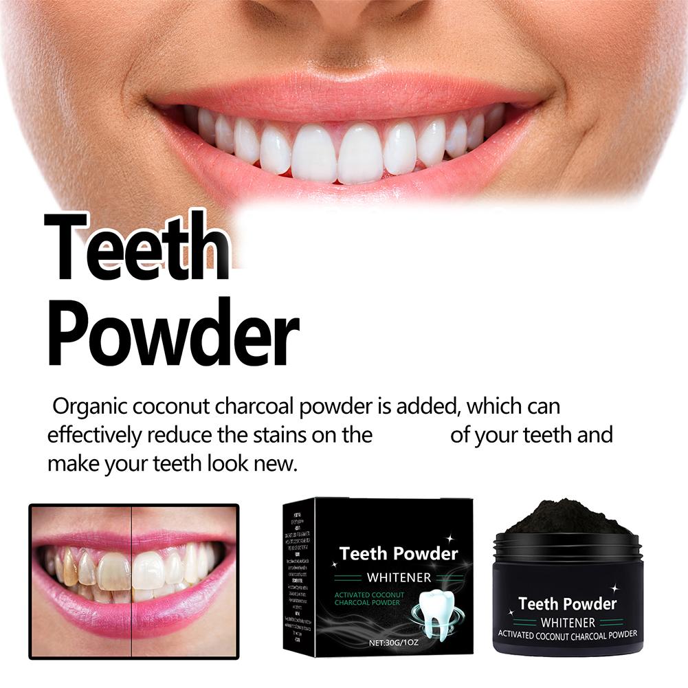 Teeth Whitening Powder - مسحوق تبييض الأسنان، مسحوق طبيعي للتبييض