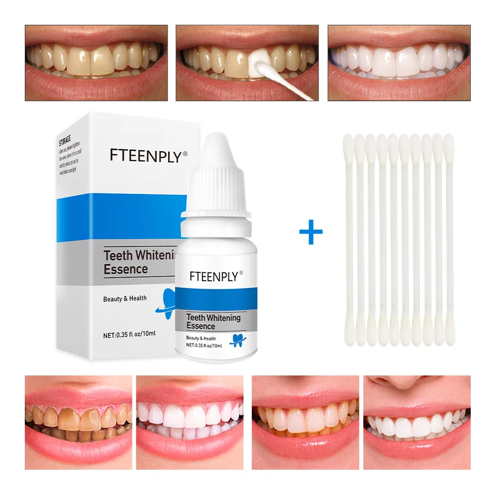 Teeth Whitening Powder - Fteenly تبييض الأسنان جوهر مسحوق نظافة