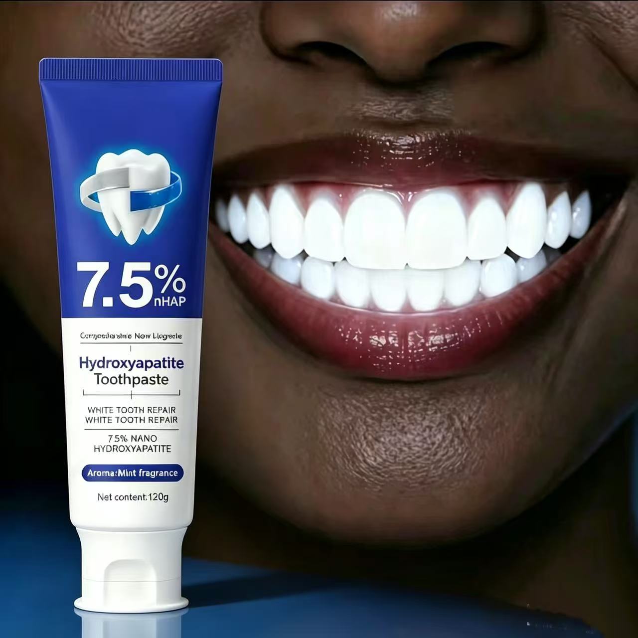 Teeth Whitening Toothpaste - معجون أسنان نانو هيدروكسي أباتيت 7.5٪