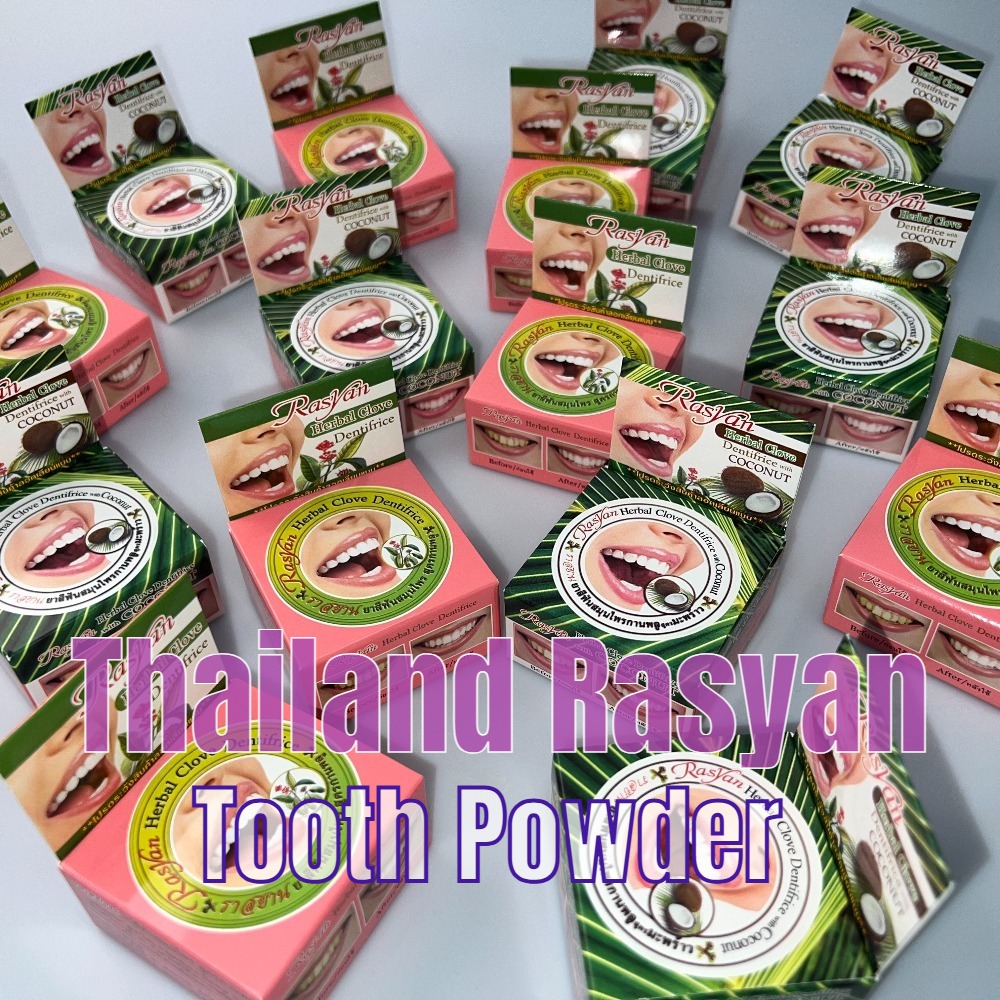 Teeth Whitening In Thailand - مسحوق أسنان تايلاندي بالجملة في علب،