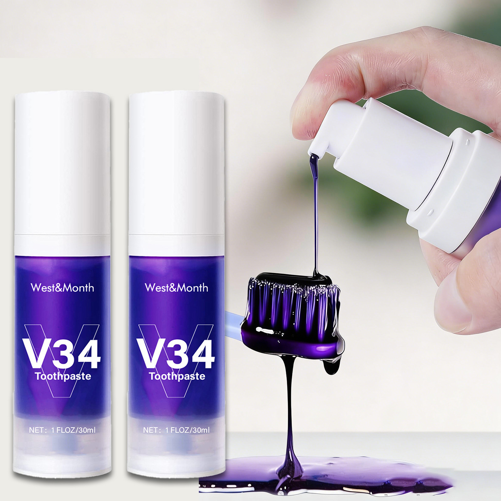 Teeth Whitening Mousse - معجون أسنان مبيض الأسنان V34 30