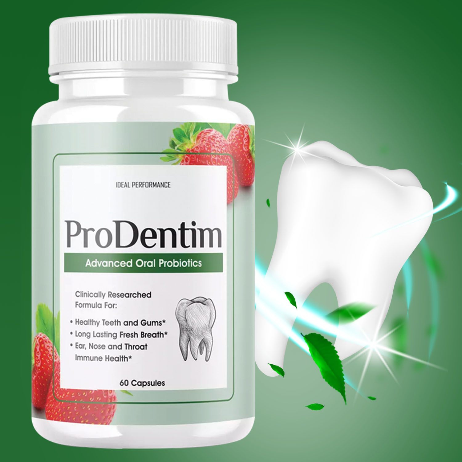Teeth Whitening Promotion - بروبيوتيك الفم المتقدم - ينعش التنفس،