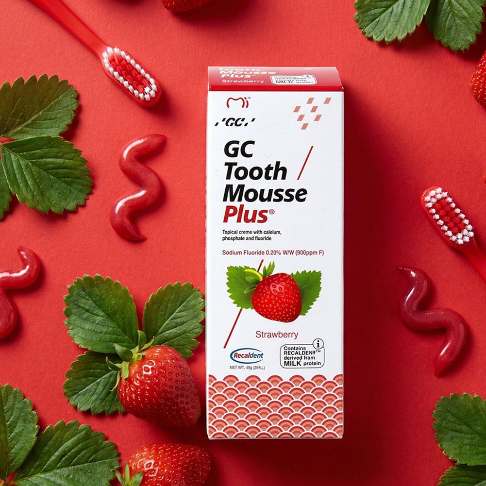 Teeth Whitening Mousse - موس أسنان ريمينيراليزنج بلس بنكهة الفراولة