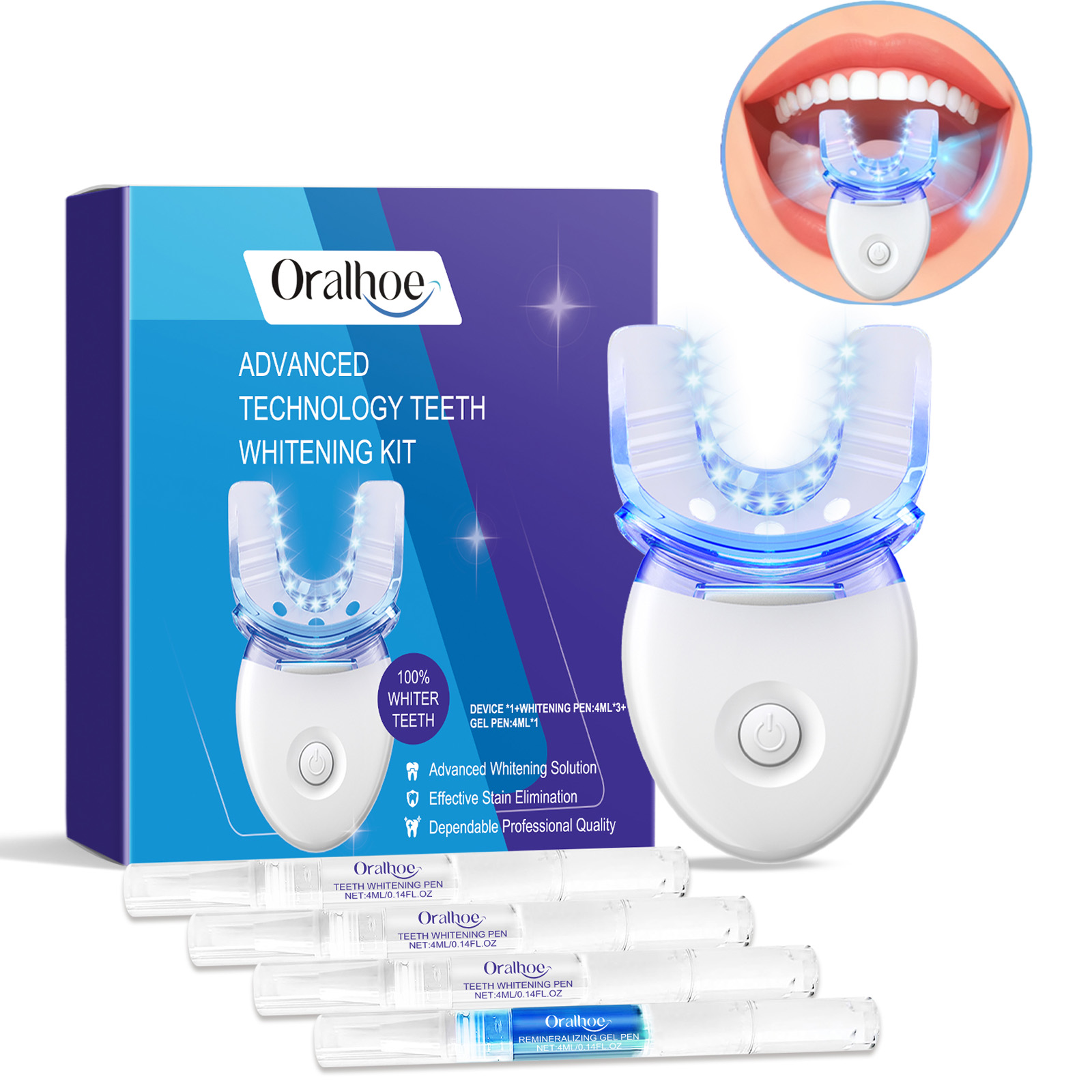 Teeth Whitening Price - طقم إضاءة LED لتبييض الأسنان الاحترافي