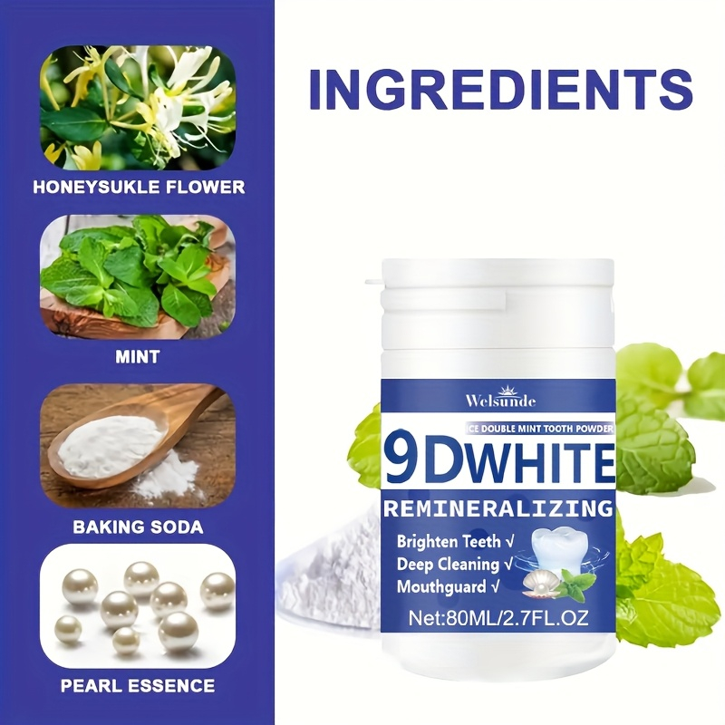 9D White Remineralizing Hydrox - مراجعة Teeth Whitening Powder وسعره