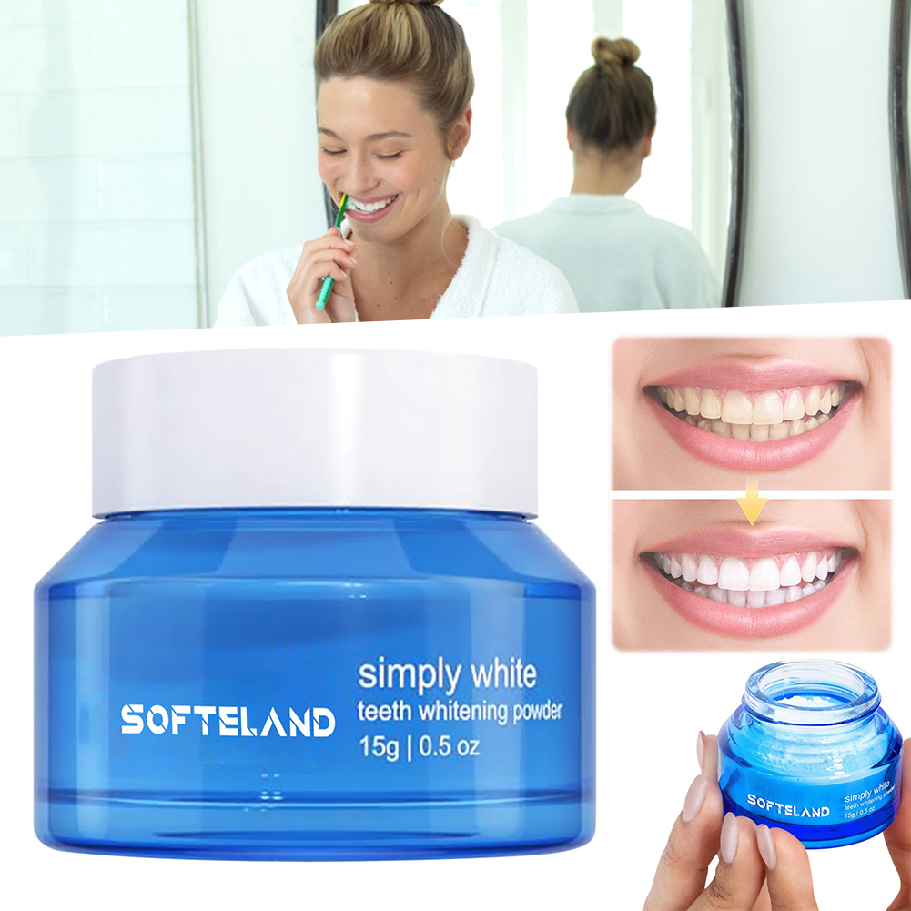 مسحوق تبييض الأسنان الطبيعي 15 - مراجعة Teeth Whitening Promotion وسعره