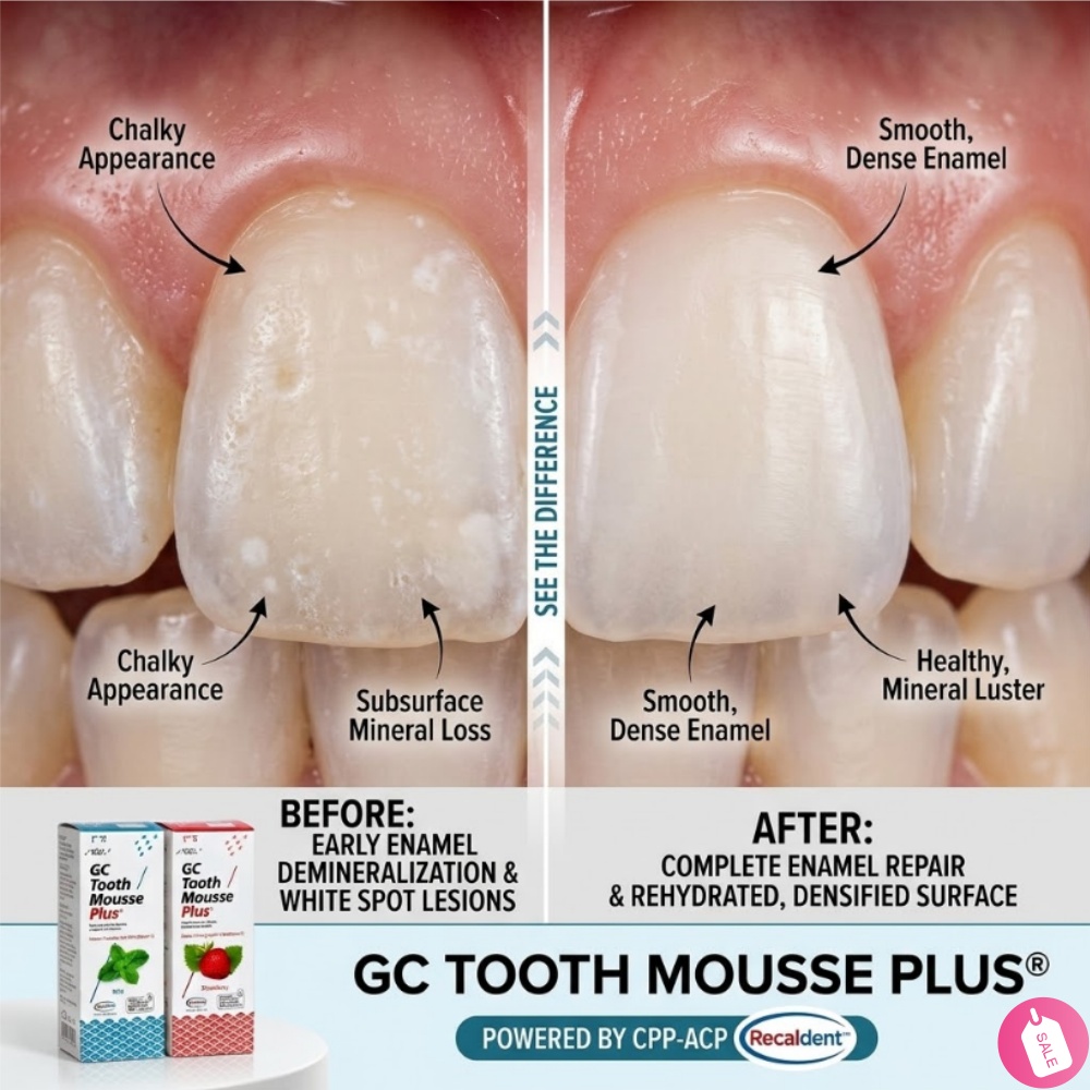 معجون أسنان بنكهة الفواكه GC 5 - مراجعة Teeth Whitening Mousse وسعره