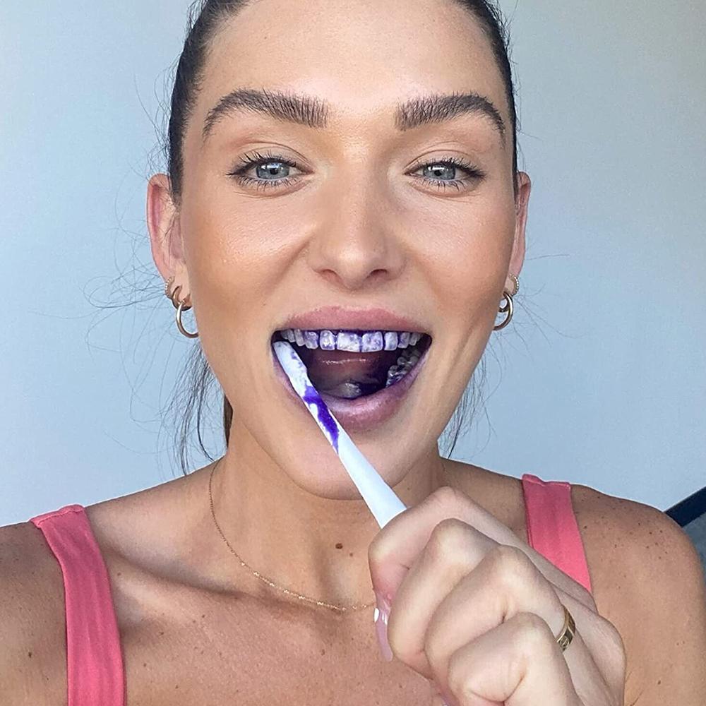 هيم سايل V34 معجون أسنان بنفسج - مراجعة Teeth Whitening Mousse وسعره