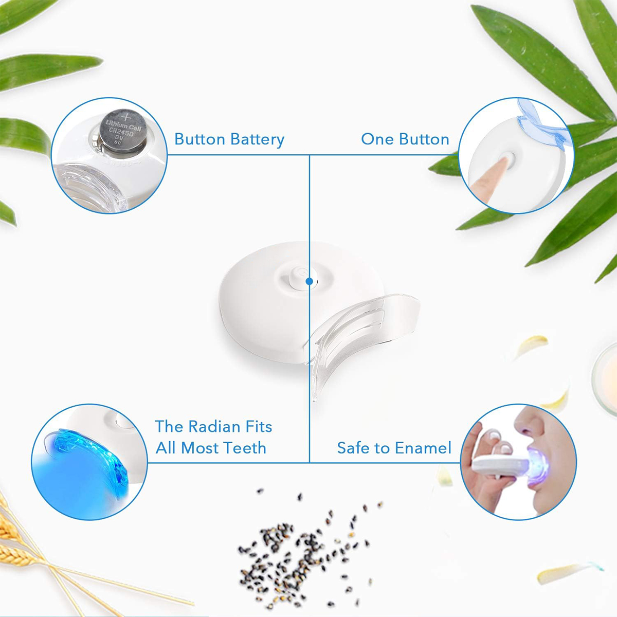 مجموعة تبييض الأسنان - 5X مبيض - مراجعة Teeth Whitening Price وسعره
