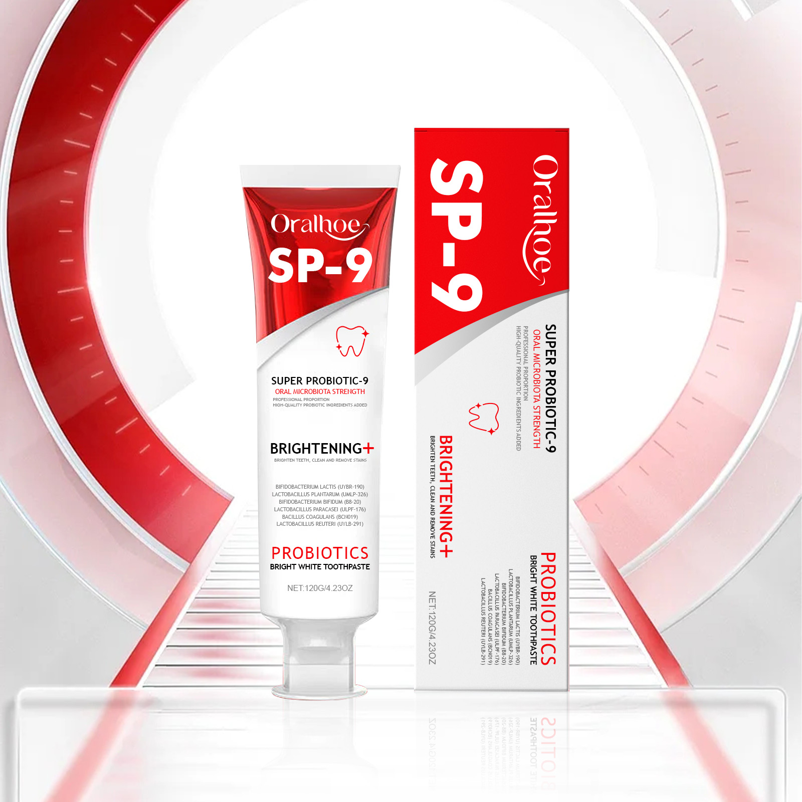 معجون أسنان SP-9 بالبروبيوتيك  - مراجعة Teeth Whitening Toothpaste وسعره