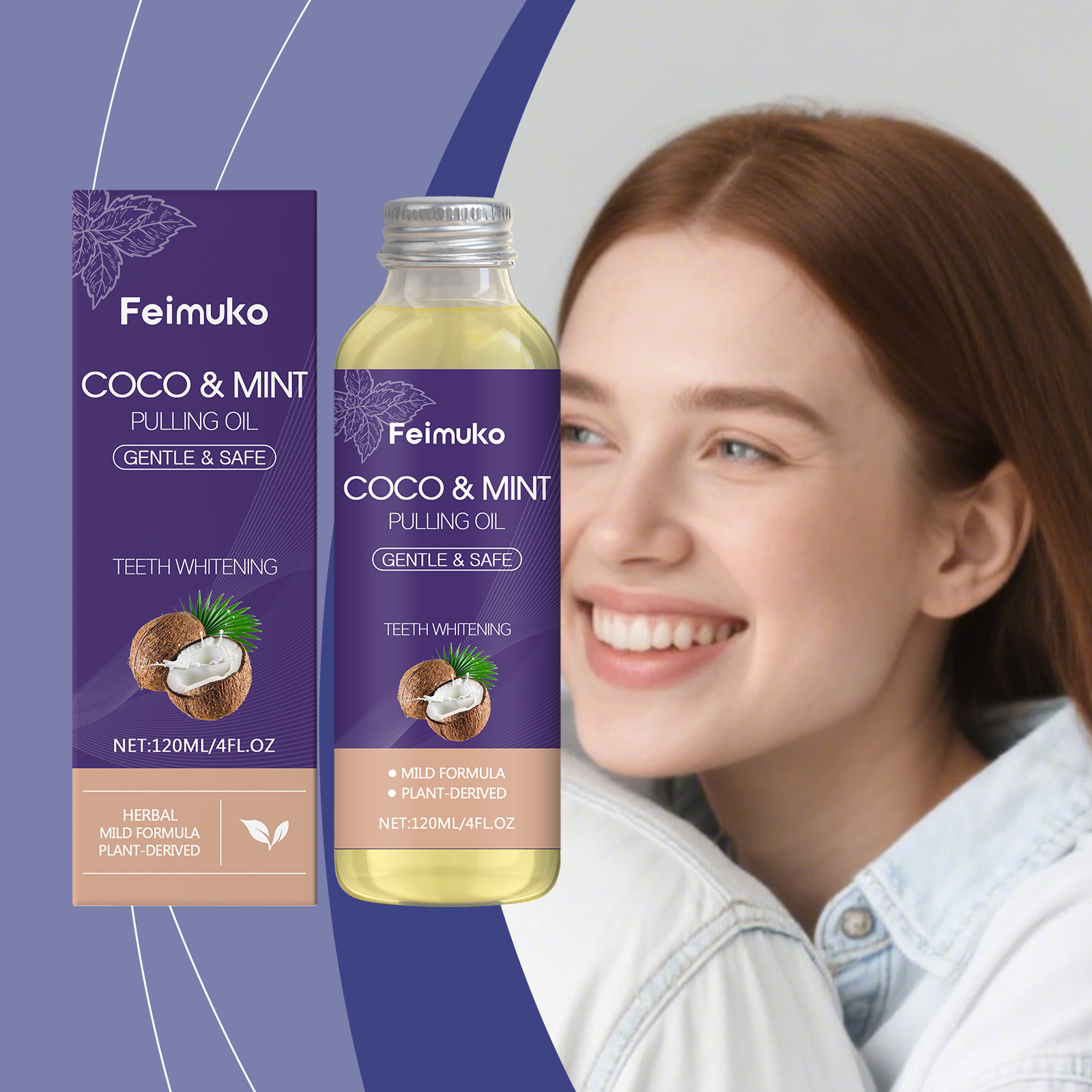 زيت جوز الهند والنعناع، غسول ف - مراجعة Coconut Oil Pull وسعره