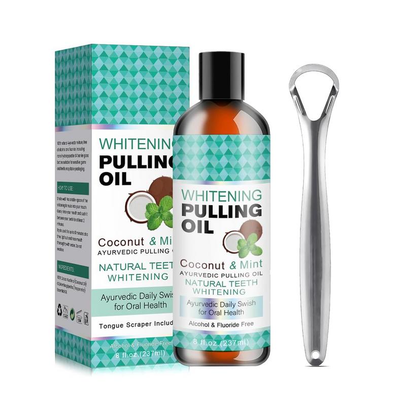 غسول الفم بالشطف مع نعناع جوز  - مراجعة Coconut Oil Pull وسعره