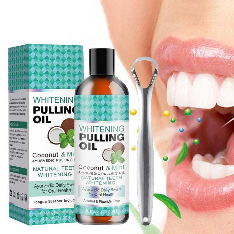 غسول الفم بالشطف مع نعناع جوز  - مراجعة Coconut Oil Pull وسعره