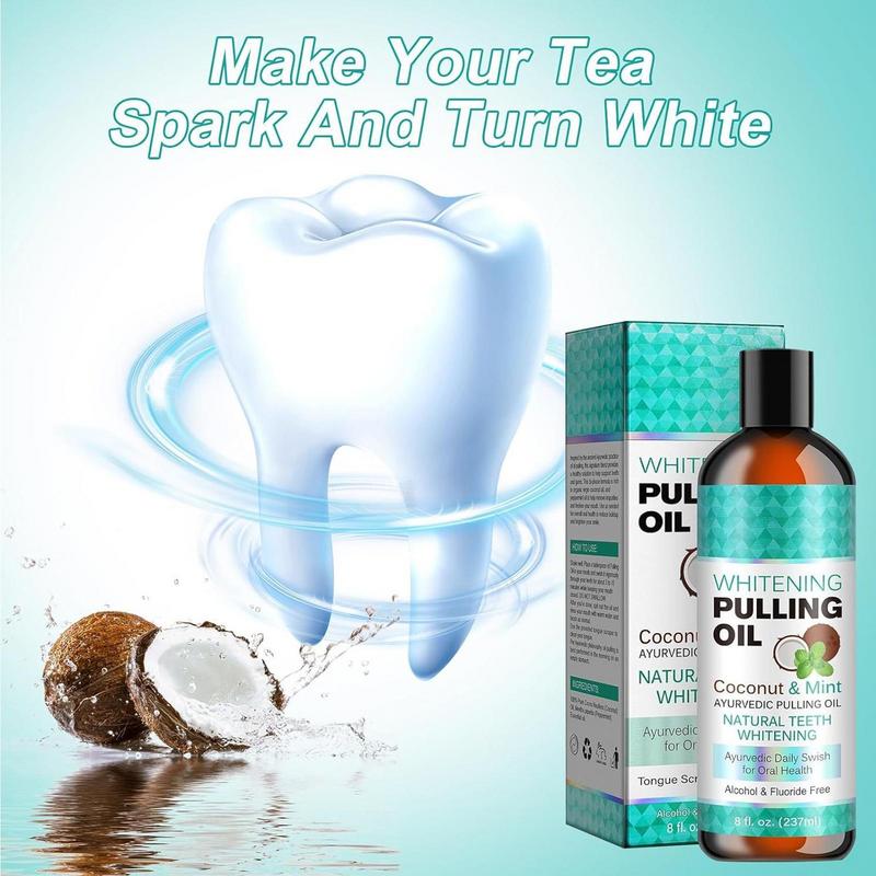 غسول الفم بالشطف مع نعناع جوز  - مراجعة Coconut Oil Pull وسعره