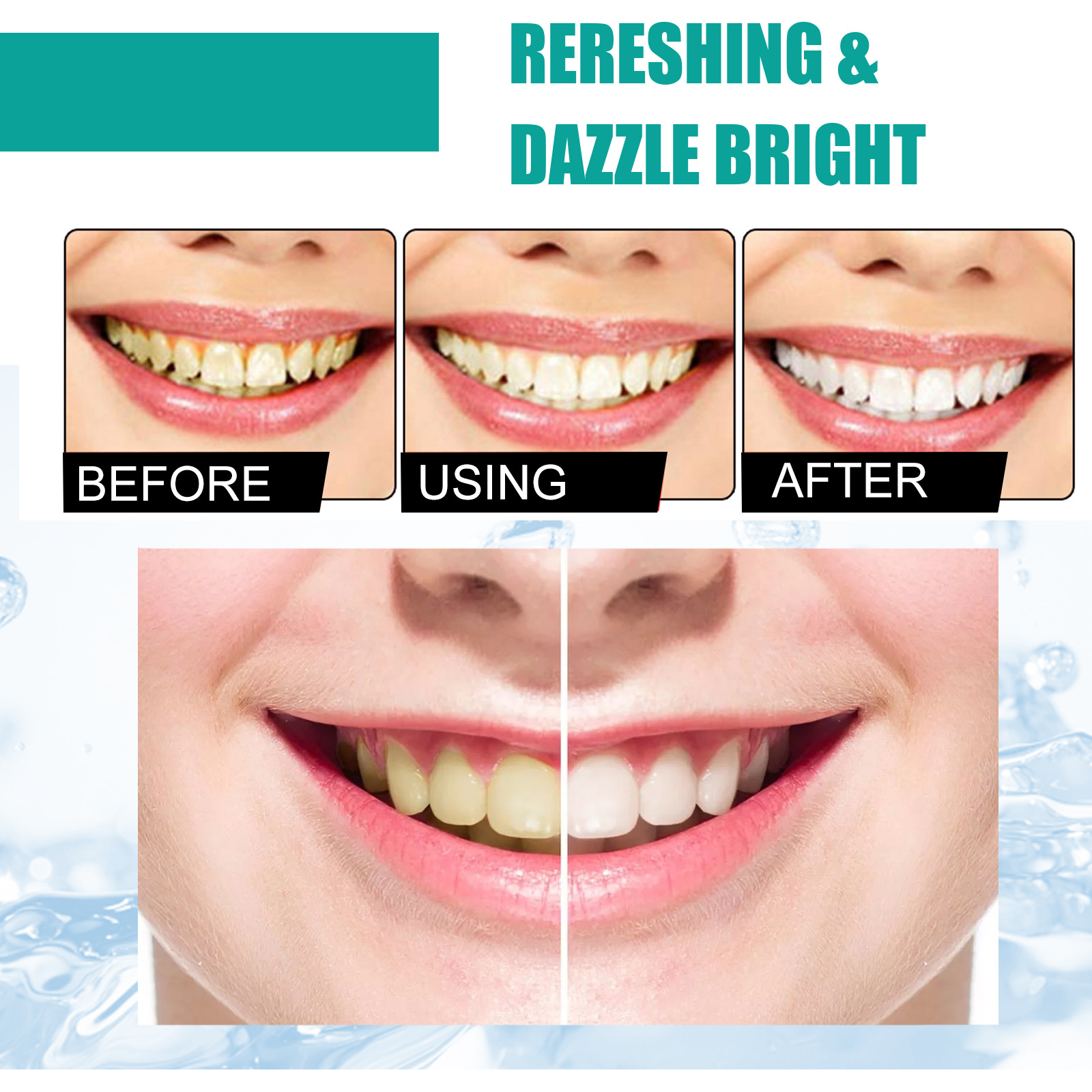 مسحوق أسنان النعناع نفس منعش 5 - مراجعة Teeth Whitening Powder وسعره