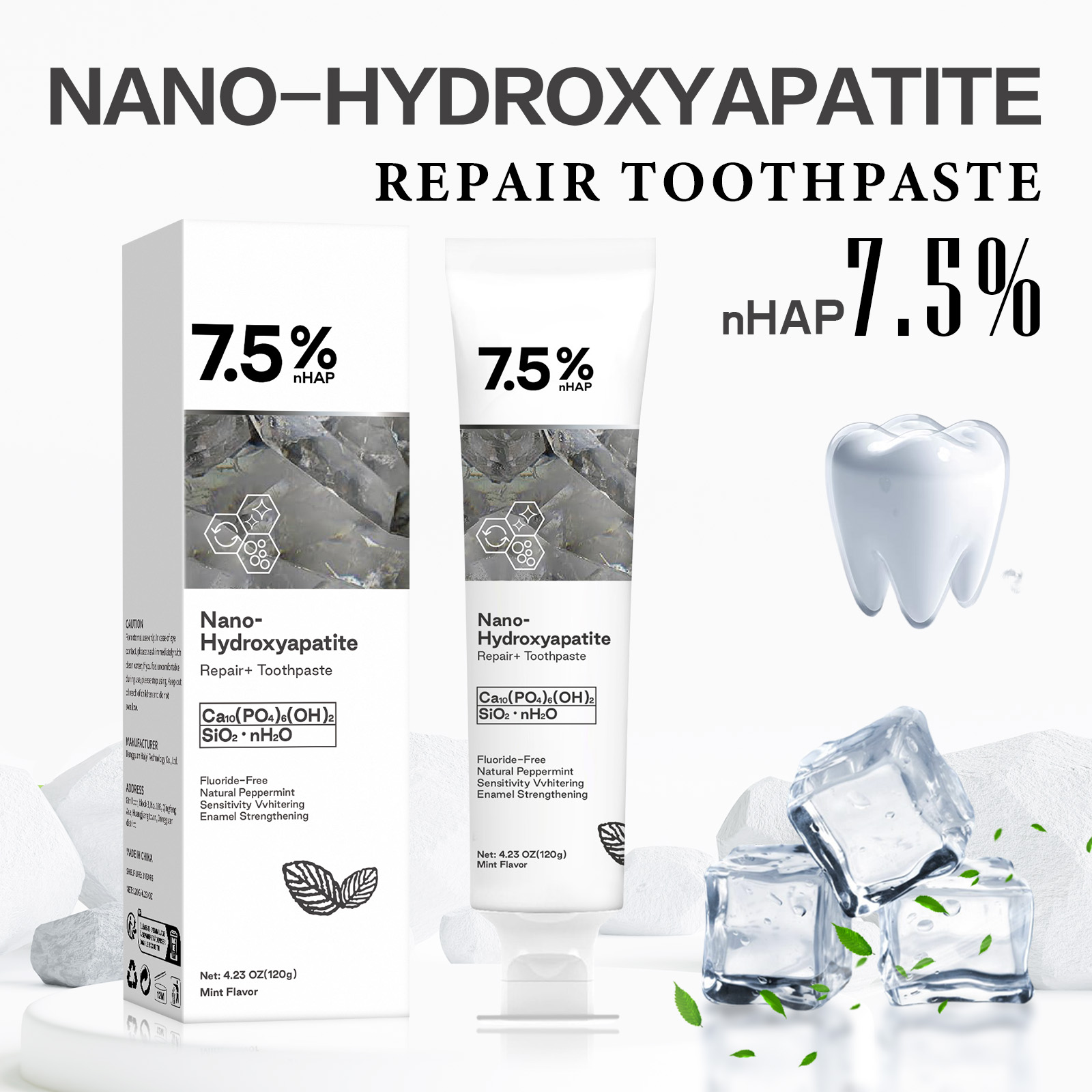 معجون أسنان نانو هيدروكسي أبات - مراجعة Teeth Whitening Mousse وسعره