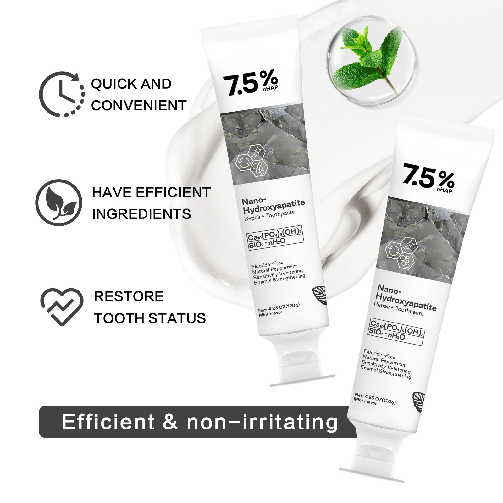 معجون أسنان نانو هيدروكسي أبات - مراجعة Teeth Whitening Mousse وسعره