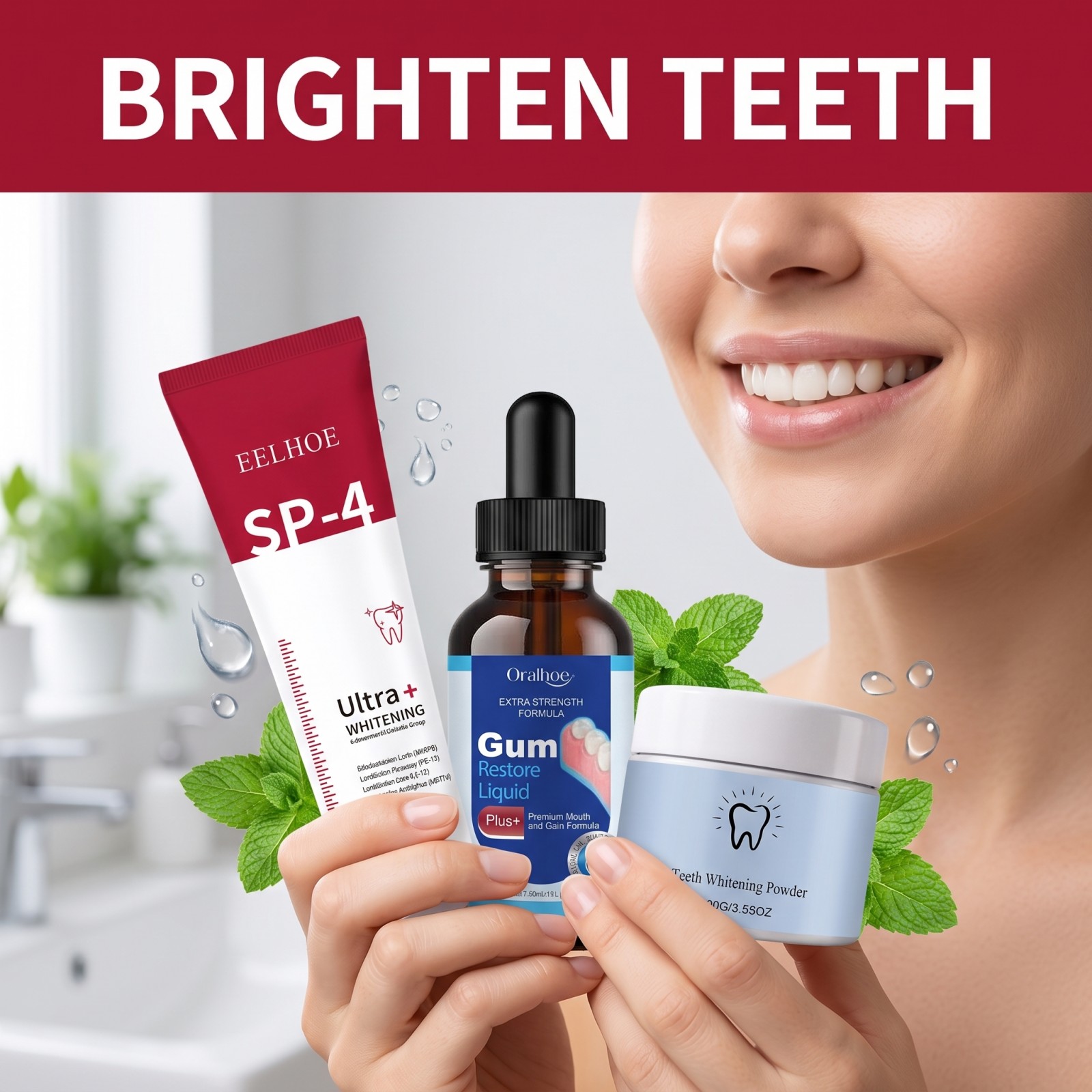 مجموعة العناية بالفم: معجون أس - مراجعة Teeth Whitening Powder وسعره