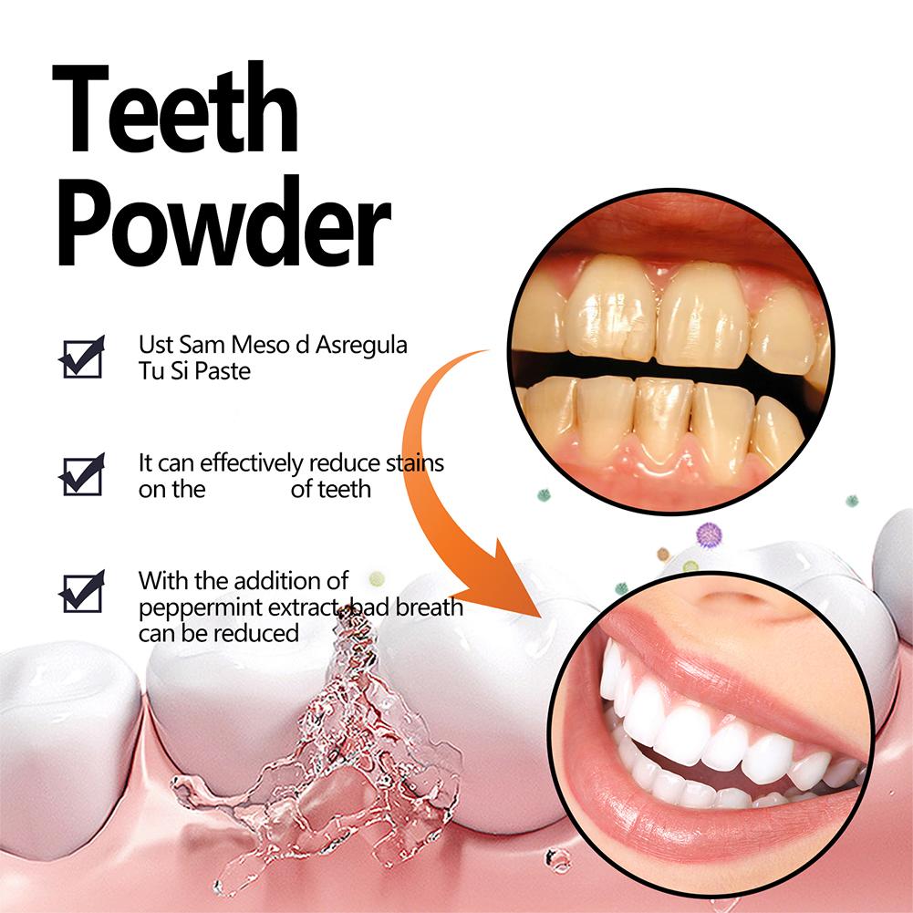 مسحوق تبييض الأسنان، مسحوق طبي - مراجعة Teeth Whitening Powder وسعره