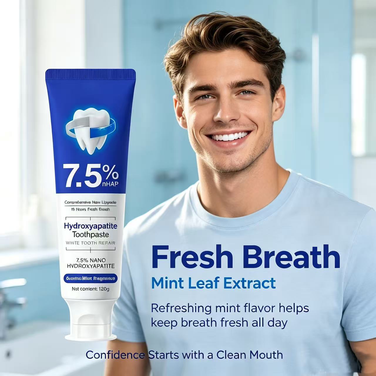 معجون أسنان نانو هيدروكسي أبات - مراجعة Teeth Whitening Toothpaste وسعره