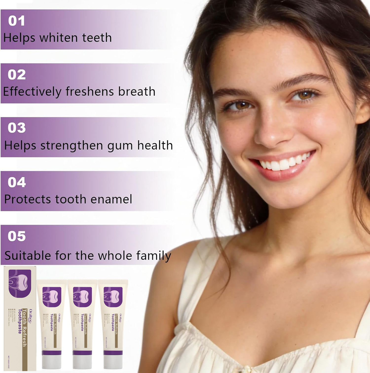 معجون أسنان بالنعناع لتجديد وت - مراجعة Teeth Whitening Toothpaste وسعره