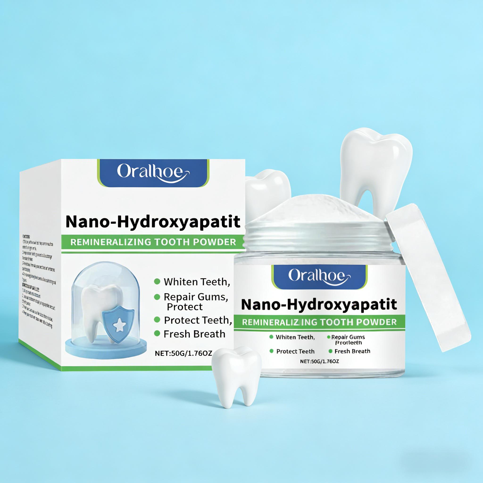 مسحوق تبييض الأسنان Oralhoe، ت - مراجعة Teeth Whitening Powder وسعره