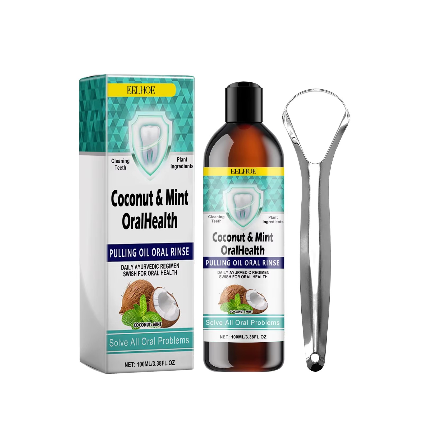 EELHOE النعناع زيت جوز الهند س - مراجعة Coconut Oil Pull وسعره