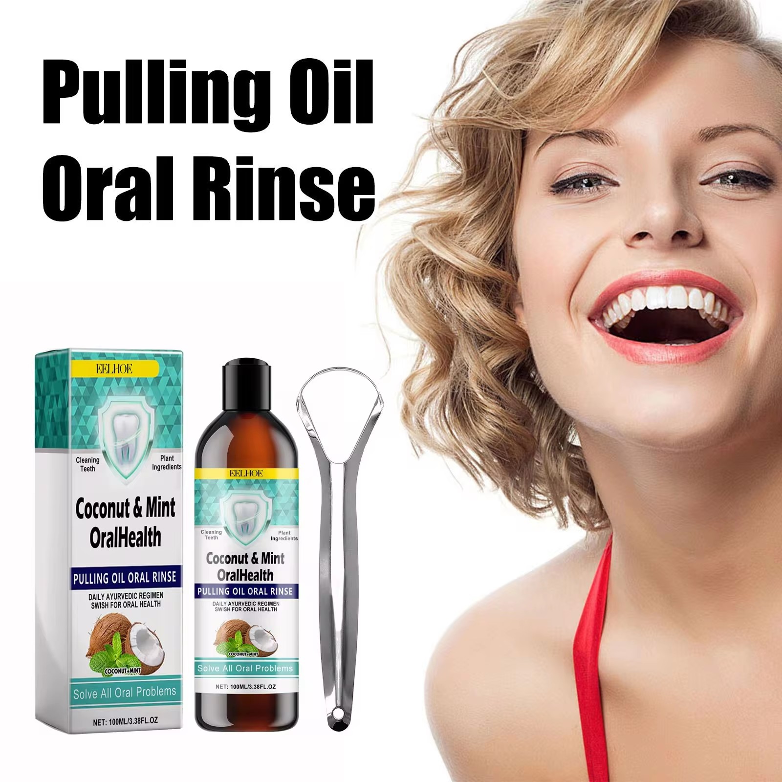 EELHOE النعناع زيت جوز الهند س - مراجعة Coconut Oil Pull وسعره