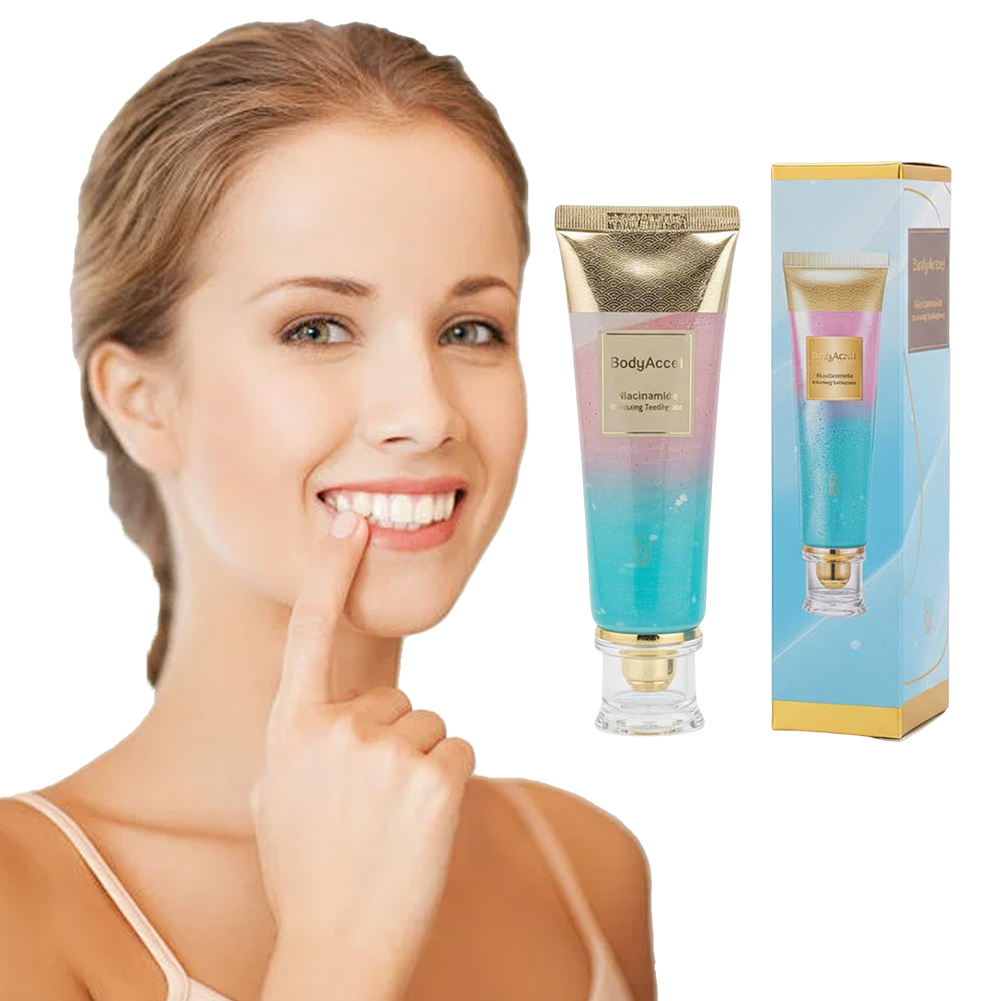 معجون أسنان مبيض بالنياسيناميد - مراجعة Teeth Whitening Toothpaste وسعره