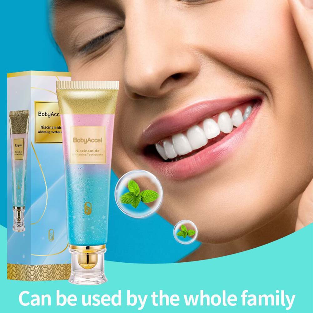 معجون أسنان مبيض بالنياسيناميد - مراجعة Teeth Whitening Toothpaste وسعره