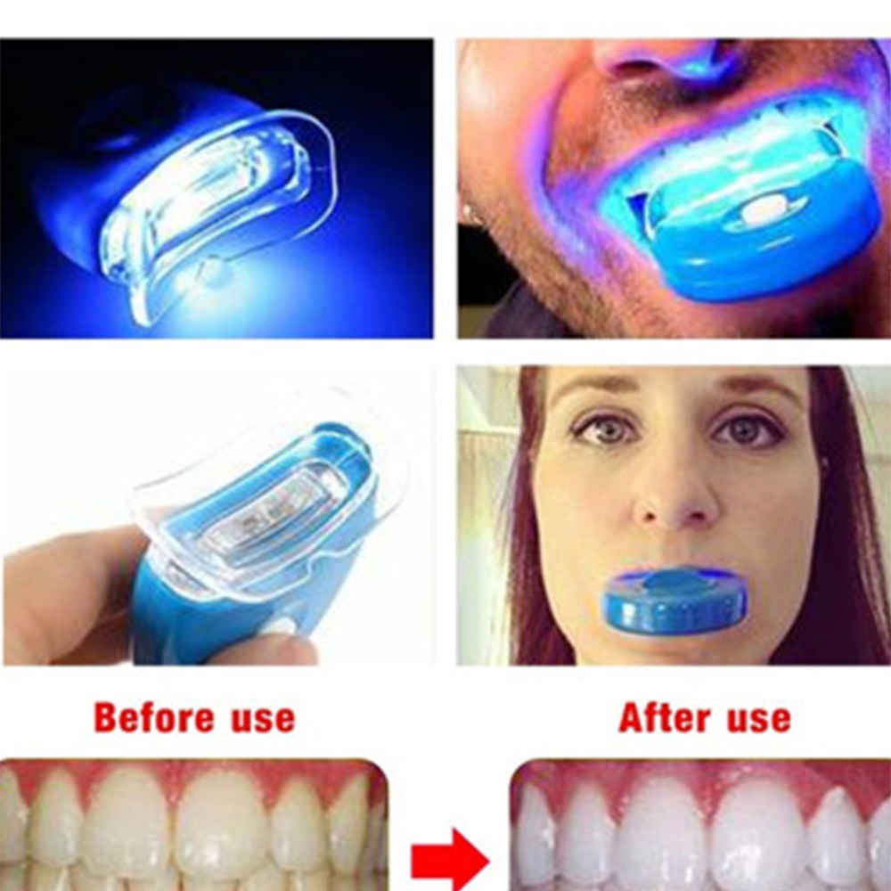 جديد الأزرق Led تبييض الأسنان  - مراجعة Teeth Whitening Video وسعره