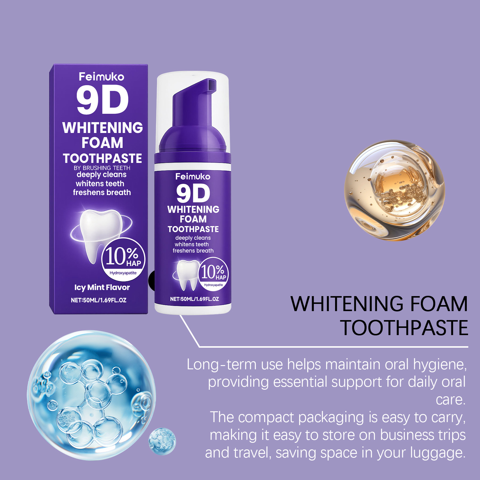 موس تبييض الأسنان، يزيل البقع  - مراجعة Teeth Whitening Mousse وسعره