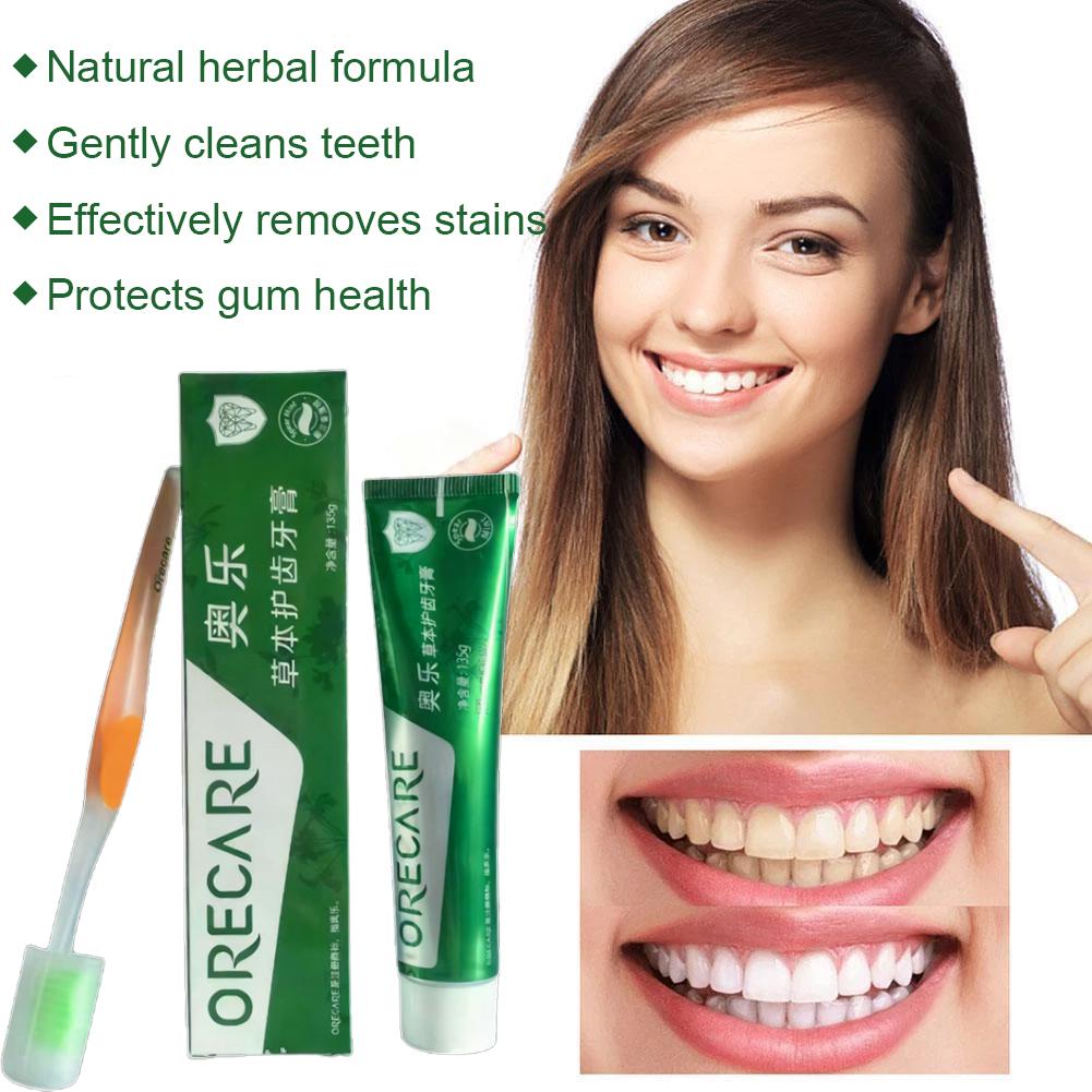 معجون أسنان عشبي بنكهة الرويبو - مراجعة Teeth Whitening Toothpaste وسعره