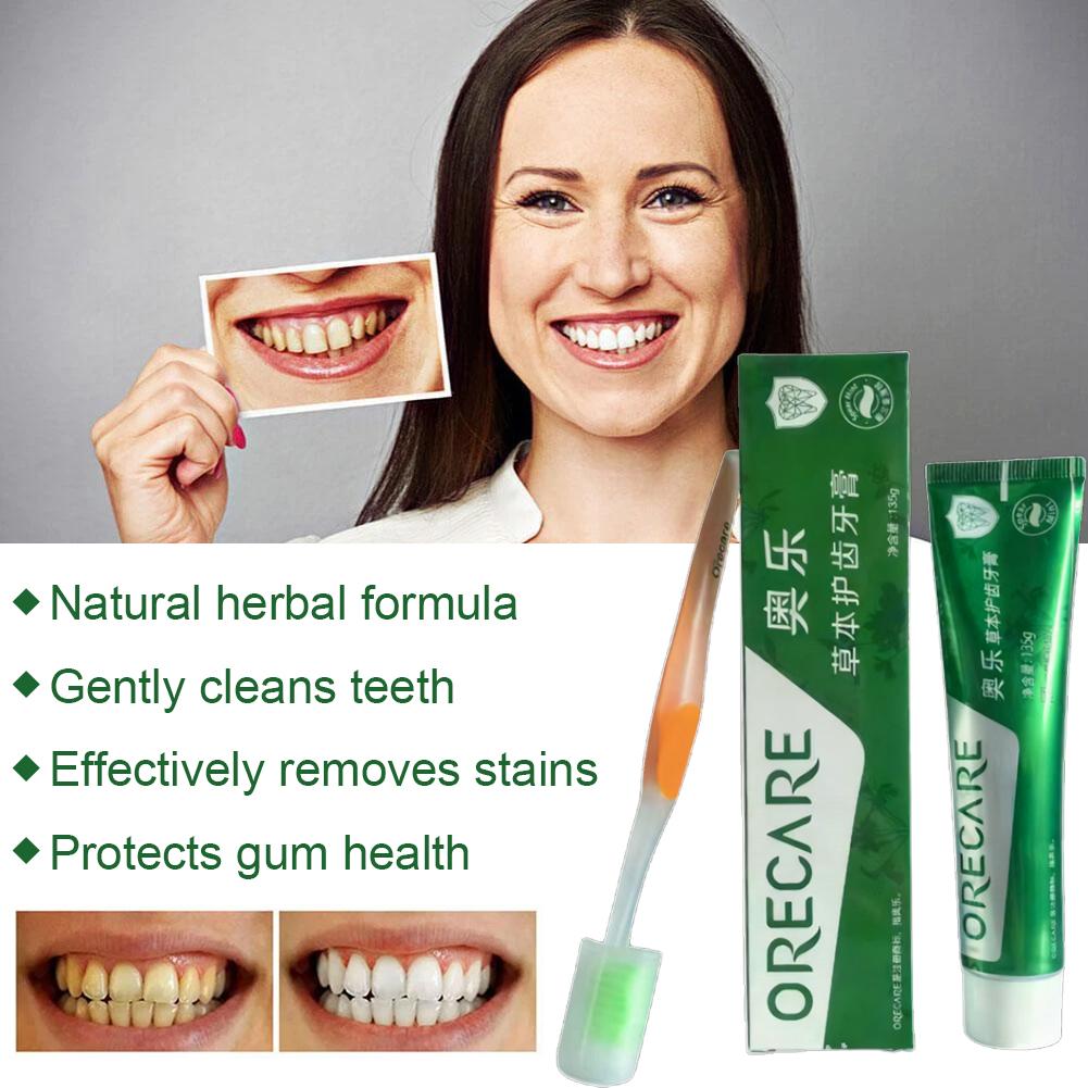 معجون أسنان عشبي بنكهة الرويبو - مراجعة Teeth Whitening Toothpaste وسعره