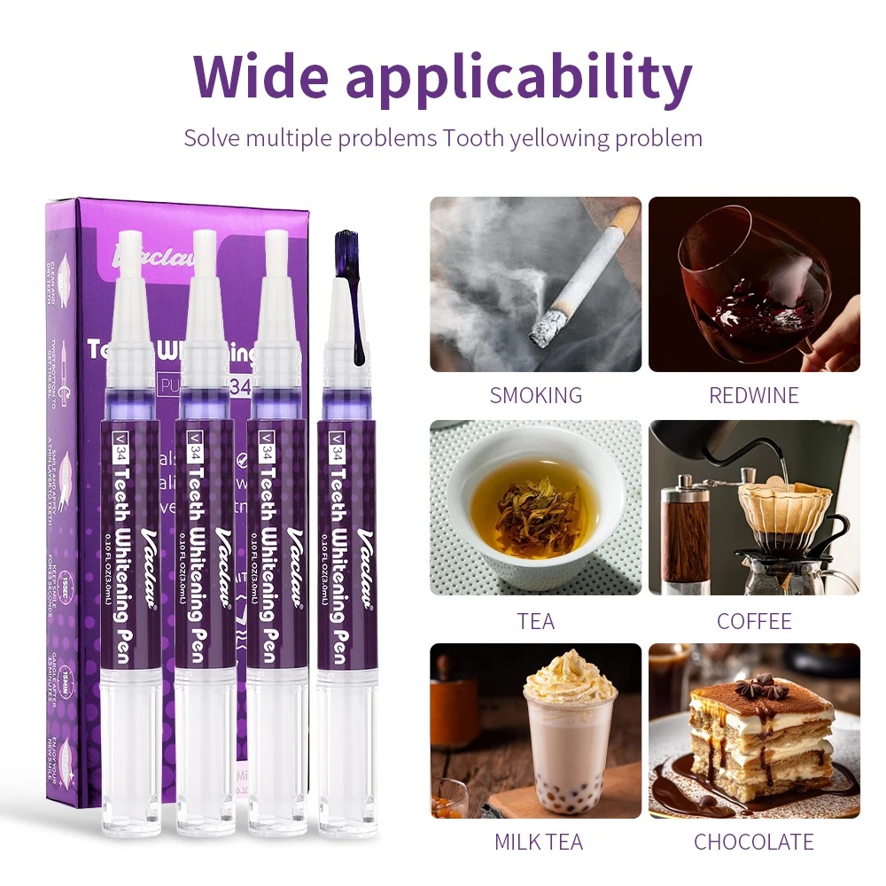 قلم جل تبييض الأسنان الأرجواني - مراجعة Teeth Whitening Price وسعره